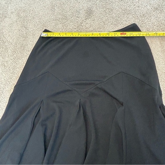 JOSEPH Ribkoff black A-line handkerchief skirt Sz 8 - Picture 8 of 10